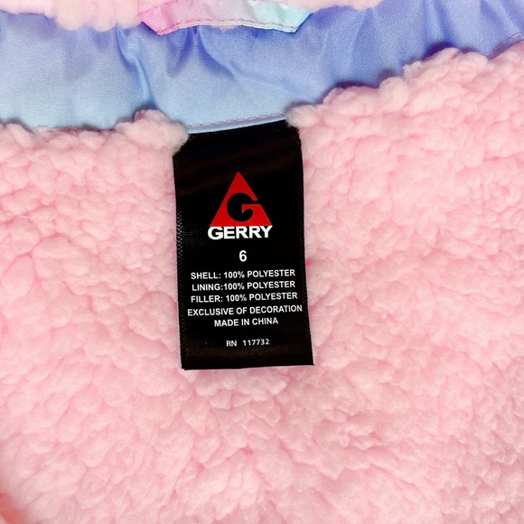 Gerry Weber Hood Quilted Puffer Jacket Pink Ombre - Picture 11 of 11